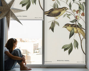 Roletas Paukščiai ant medžio, 120x140 cm kaina ir informacija | Roletai | pigu.lt