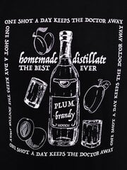 Мужская футболка Noviti "Beer" (черная) цена и информация | Мужские футболки | pigu.lt