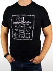 Мужская футболка Noviti "Beer" (черная) цена и информация | Мужские футболки | pigu.lt