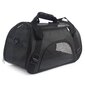 Transportavimo krepšys, 43x30x26x22 cm, juodas цена и информация | Transportavimo narvai, krepšiai | pigu.lt