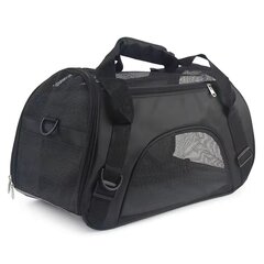 Transportavimo krepšys, 47x35x28x25 cm, juodas цена и информация | Переноски, сумки | pigu.lt