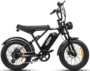 Электровелосипед OneSport ONES3 PRO, 20", черный, 500Вт, 17Ач цена и информация | Электровелосипеды | pigu.lt