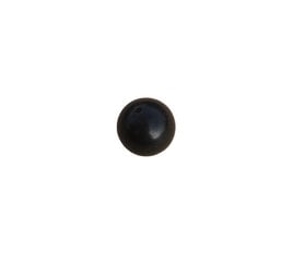 Черный янтарный шар для браслетов, 12 мм цена и информация | Принадлежности для изготовления украшений, бисероплетения | pigu.lt
