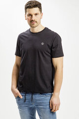 Marškinėliai vyrams Cross Jeans 15945001, juodi цена и информация | Мужские футболки | pigu.lt