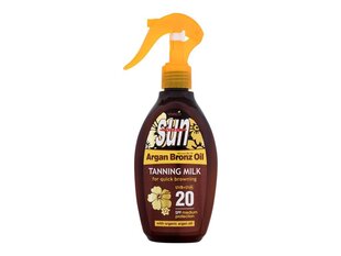 Purškiamas aliejus Vivaco Sun Argan Bronz Oil Tanning Milk, 200 ml kaina ir informacija | Kremai nuo saulės | pigu.lt