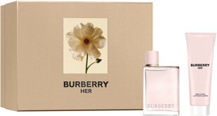 Набор Burberry Her для женщин: парфюмированная вода EDP, 50 мл + лосьон для тела, 75 мл цена и информация | Женские духи | pigu.lt