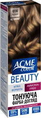 ACME Color Beauty matu krāsa-gels 014 gaiši brūns цена и информация | Краска для волос | pigu.lt