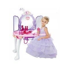 Interaktyvus makiažo staliukas su priedais Woopie, įvairių spalvų, 62x42x30 cm kaina ir informacija | Žaislai mergaitėms | pigu.lt