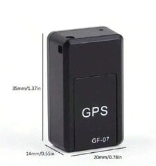 GPS sekiklis GF-07- mini kaina ir informacija | Kiti dviračių priedai ir aksesuarai | pigu.lt