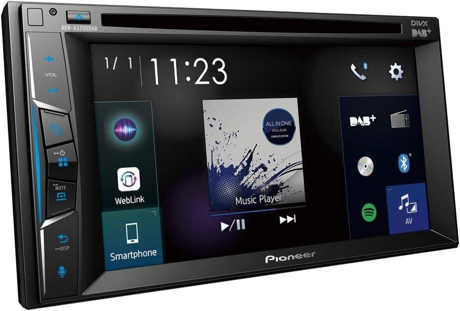 Automobilio monitorius Pioneer AVH-A3200DABAN, 1 vnt. kaina ir informacija | Automobilių reikmenys | pigu.lt