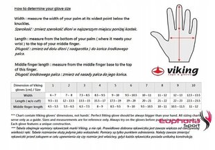 Pirštinės Viking Solano, S, juodos цена и информация | Viking Для мужчин | pigu.lt