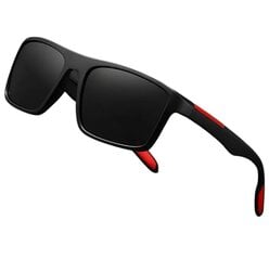 Солнцезащитные очки с поляризацией для мужчин V16, черный цена и информация | Легкие и мощные прозрачные защитные очки для велосипедов | pigu.lt