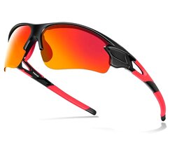 Поляризованные спортивные солнцезащитные очки для мужчин R10, красный цена и информация | Спортивные очки | pigu.lt