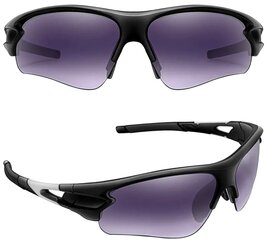 Поляризованные спортивные солнцезащитные очки для мужчин B10 черный цена и информация | Спортивные очки | pigu.lt