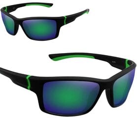Поляризованные спортивные солнцезащитные очки для мужчин B43, зеленый цена и информация | Спортивные очки | pigu.lt