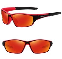 Poliarizuoti sportiniai akiniai nuo saulės vyrams H25 raudoni kaina ir informacija | Sportiniai akiniai | pigu.lt