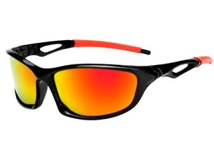 Poliarizuoti sportiniai akiniai nuo saulės vyrams T83 raudoni kaina ir informacija | Sportiniai akiniai | pigu.lt