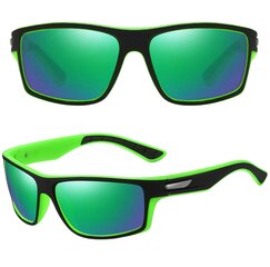 Поляризованные спортивные солнцезащитные очки для мужчин Y81, зеленый цена и информация | Спортивные очки | pigu.lt