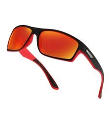 Poliarizuoti sportiniai akiniai nuo saulės vyrams O81 raudoni kaina ir informacija | Sportiniai akiniai | pigu.lt