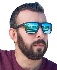 Poliarizuoti sportiniai akiniai nuo saulės vyrams G55 mėlyni kaina ir informacija | Akiniai nuo saulės vyrams | pigu.lt