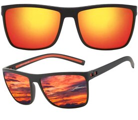 Poliarizuoti sportiniai akiniai nuo saulės vyrams G55 raudoni kaina ir informacija | Akiniai nuo saulės vyrams | pigu.lt