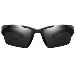 Poliarizuoti sportiniai akiniai nuo saulės vyrams H17 juodi kaina ir informacija | Sportiniai akiniai | pigu.lt
