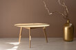 Kavos staliukas Solid Furniture Alis, rudas kaina ir informacija | Kavos staliukai | pigu.lt