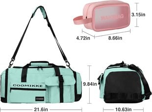 Sportinis krepšys su kuprinės funkcija, žalias kaina ir informacija | Kuprinės ir krepšiai | pigu.lt