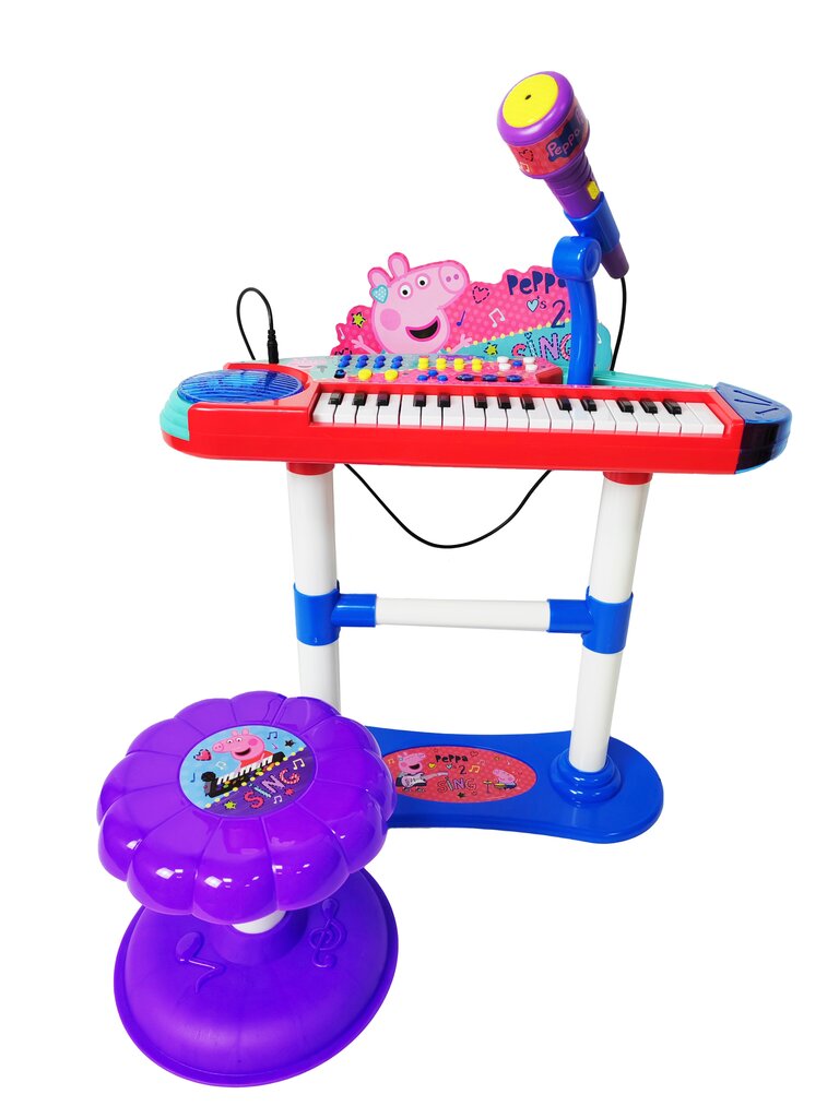 Pianinas su mikrofonu Peppa Pig цена и информация | Žaislai mergaitėms | pigu.lt