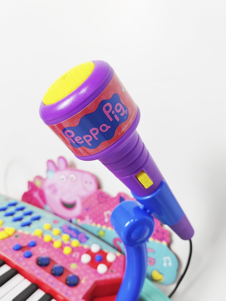 Pianinas su mikrofonu Peppa Pig цена и информация | Žaislai mergaitėms | pigu.lt