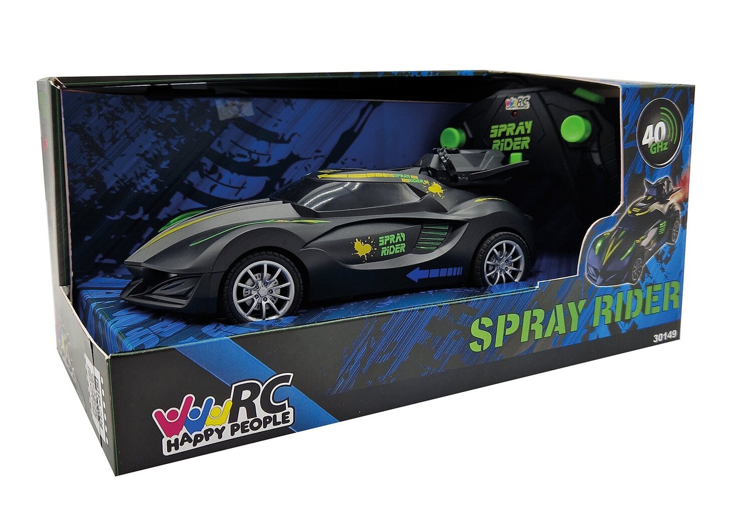 RC automobilis Spray Rider, juodas kaina ir informacija | Žaislai berniukams | pigu.lt