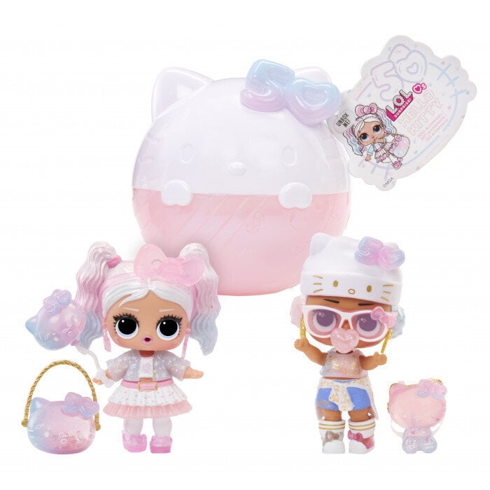 Lėlytė L.O.L. Surprise Hello Kitty 503835, 10 cm цена и информация | Žaislai mergaitėms | pigu.lt