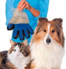 Перчатка-расческа для животных,Electronics LV-1033, черный,1 шт. цена и информация | Косметические средства для животных | pigu.lt