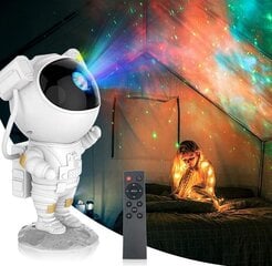 Проектор Астронавт Галактика 360°, Electronics LV-1035, белый, 1 шт цена и информация | Праздничные декорации | pigu.lt