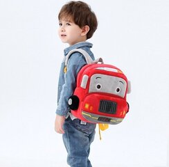 Плюшевый рюкзак Пожарная машина, Electronics LV-1040 ,красный, 1 шт. цена и информация | Школьные рюкзаки, спортивные сумки | pigu.lt