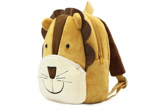 Плюшевый рюкзак Лев, Electronics LV-1041, коричневый, 1 шт. цена и информация | Школьные рюкзаки, спортивные сумки | pigu.lt