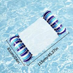 Универсальный надувной водный гамак,Electronics LV-1083, голубой, 1 шт. цена и информация | Надувные и пляжные товары | pigu.lt