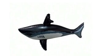 Надувная игрушка-имитация акулы, Electronics LV-1095, черный, 1 шт. цена и информация | Надувные и пляжные товары | pigu.lt