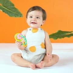 Barškutis Bright Starts Grab & Spin Rattle Teether kaina ir informacija | Žaislai kūdikiams | pigu.lt