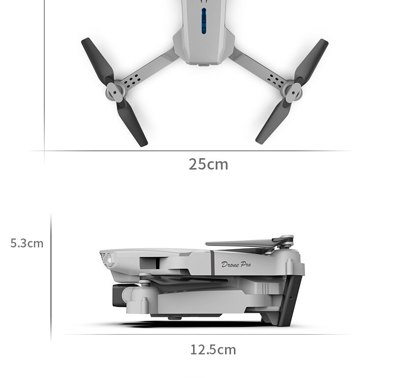 Dronas E88 Pro Max цена и информация | Dronai | pigu.lt