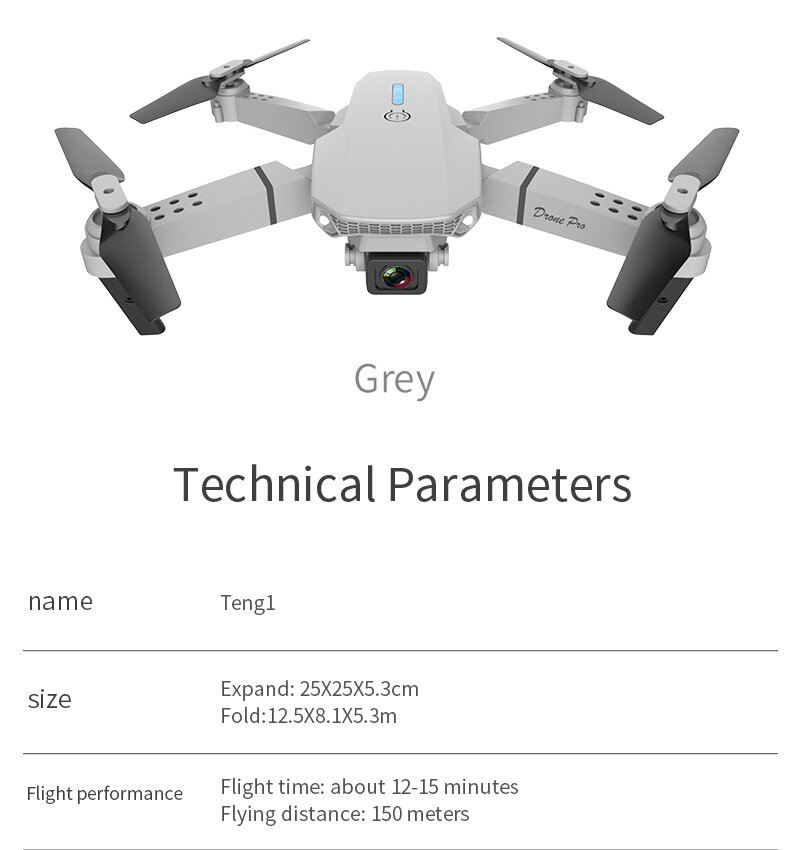 Dronas E88 Pro Max kaina ir informacija | Dronai | pigu.lt