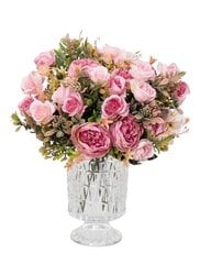Dirbtinių gėlių kompozicija Rožės kaina ir informacija | Dirbtinės gėlės | pigu.lt