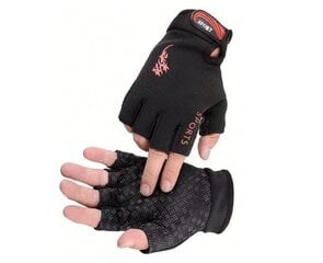 1 пара велосипедных спортивных перчаток для фитнеса на открытом воздухе с полупальцами цена и информация | Велосипедные перчатки | pigu.lt