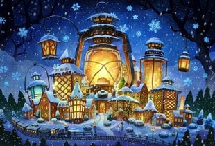 Deimantinė mozaika Wizardi Christmas Lights, 100x68 cm kaina ir informacija | Deimantinės mozaikos | pigu.lt