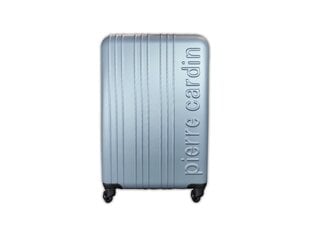 Чемодан среднего размера Pierre Cardin Berlin, M, серый цена и информация | Чемоданы, дорожные сумки  | pigu.lt