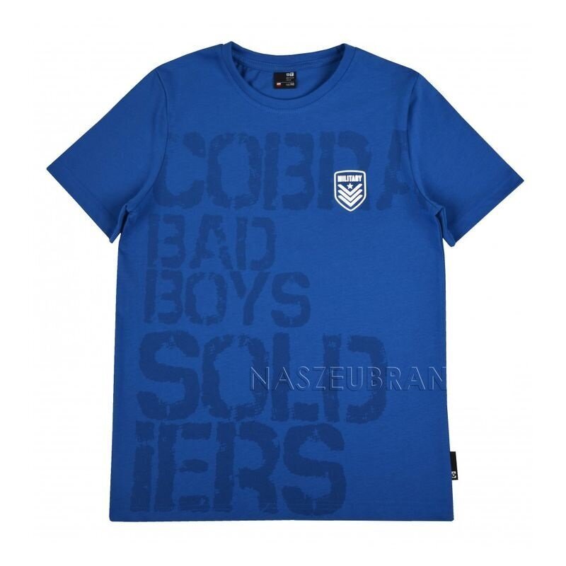 Marškinėliai berniukams G.T., mėlyni kaina ir informacija | Marškinėliai berniukams | pigu.lt