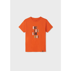Marškinėliai berniukams Mayoral, oranžiniai цена и информация | Рубашки для мальчиков | pigu.lt