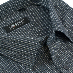 Рубашка мужская Nordic больших размеров, прямой силуэт - с длинным рукавом 7159L-50 цена и информация | Мужские рубашки | pigu.lt