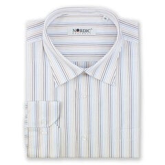 Рубашка мужская Nordic больших размеров, прямой силуэт - с длинным рукавом 7968L-50 цена и информация | Мужские рубашки | pigu.lt