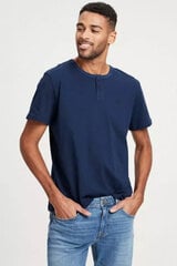 Marškinėliai vyrams Cross Jeans 15917001, mėlyni цена и информация | Мужские футболки | pigu.lt